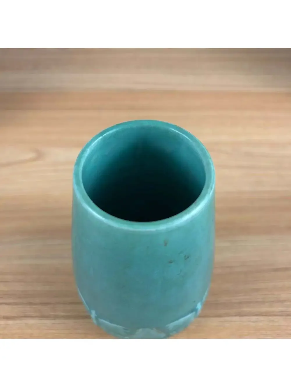 Rookwood 1940 Vintage Arts And Crafts Pottery Green Butterfly Ceramic Vase 2072